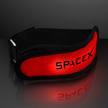 60 Day Custom Light Up Red LED Armbands for Night Safety